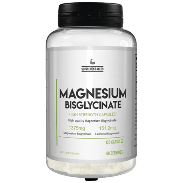 Magnesium Bisglycinate 151 mg - 120 капсули  Supplement Needs - Nutra Best Bulgaria