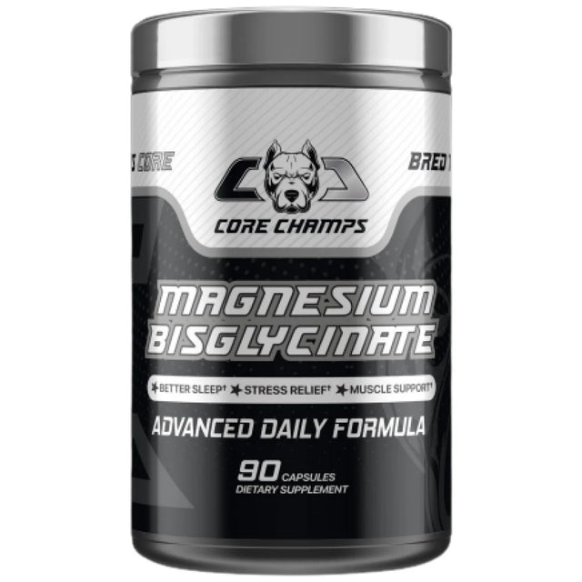 Magnesium Bisglycinate | Better Sleep ~ Stress Relief ~ Muscle Support - 90 капсули - Feel You
