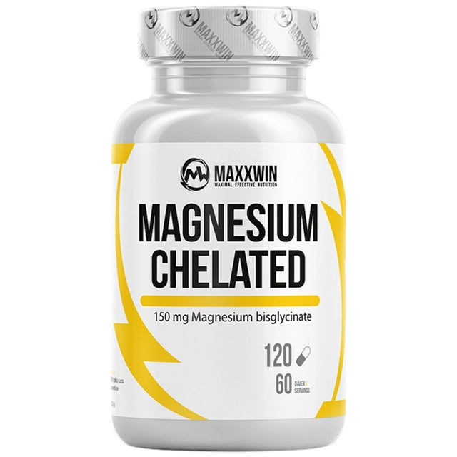 Magnesium Chelated Bisglycinate - 120 капсули  MAXXWIN - Nutra Best Bulgaria