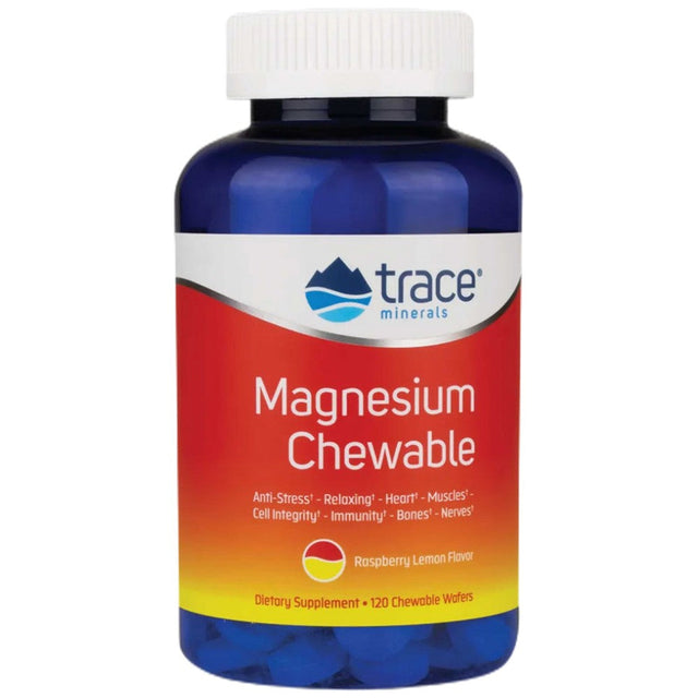 Magnesium Chewable 84 mg - 30 Дъвчащи таблетки  Trace Minerals - Nutra Best Bulgaria