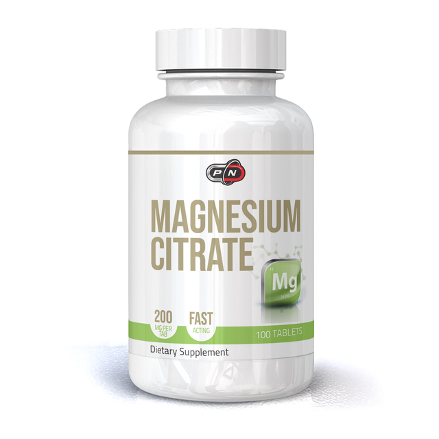 Magnesium Citrate - 200 МГ - 100 таблетки  Pure Nutrition - Nutra Best Bulgaria