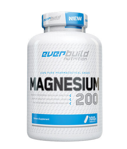 Magnesium Citrate 200mg / 100 Tabs.  EVERBUILD - Nutra Best Bulgaria