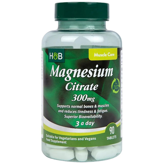 Magnesium Citrate 300 mg - 90 Таблетки - Nutra Best