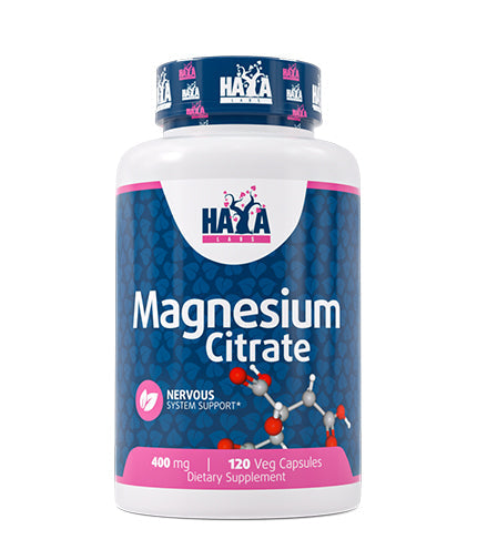 Magnesium Citrate 400 mg / 120 Vcaps  Haya Labs - Nutra Best Bulgaria