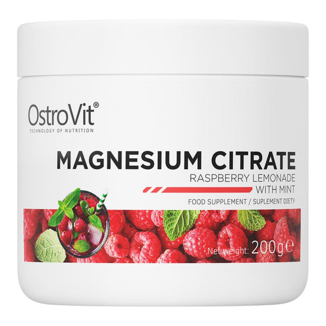 Magnesium Citrate Powder | Flavored 200 грама  OstroVit - Nutra Best Bulgaria