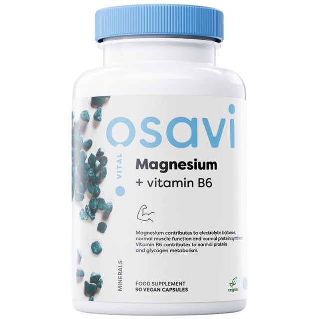 Magnesium Citrate + Vitamin B6 - 90 капсули  Osavi - Nutra Best Bulgaria