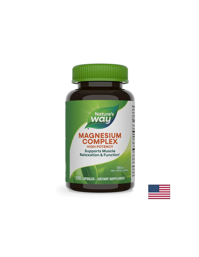 Magnesium Complex/ Магнезий (комплекс) 250 mg х 100 капсули Nature’s Way  Nature’s Way - Nutra Best Bulgaria