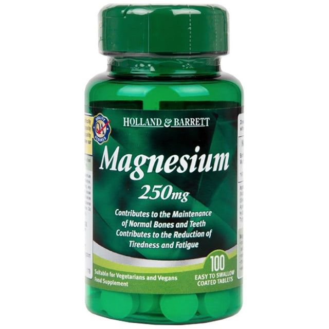 Magnesium Oxide 250 mg - 100 Таблетки  Holland and Barrett - Nutra Best Bulgaria
