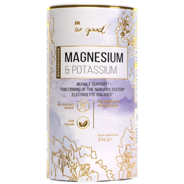 Magnesium & Potassium with Stevia | So Good! Series - 256 грама  FA Nutrition - Nutra Best Bulgaria