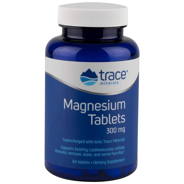 Magnesium Tablets 300 mg - 60 Таблетки  Trace Minerals - Nutra Best Bulgaria