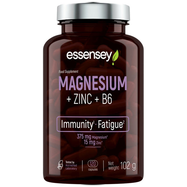 Magnesium + Zinc + B6 - 120 капсули  ESSENSEY - Nutra Best Bulgaria