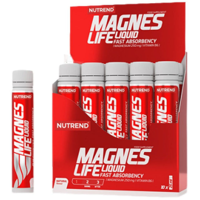 Magneslife Liquid - 10 x 25 мл  Nutrend - Nutra Best Bulgaria
