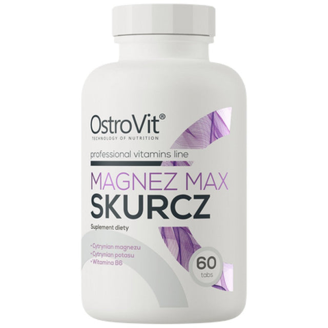 Magnez MAX / Anticramp 60 Таблетки  OstroVit - Nutra Best Bulgaria