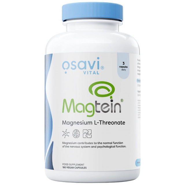 Magtein Magnesium L-Threonate 48 mg - 180 капсули  Osavi - Nutra Best Bulgaria