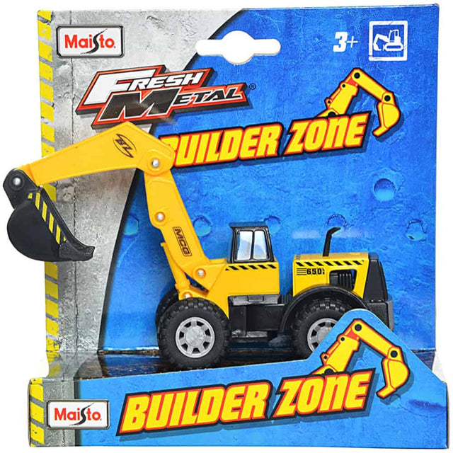 Maisto, Fresh Metal, Builder Zone, Excavator, Orange, 1:24, 3+ months  Maisto - Nutra Best Bulgaria