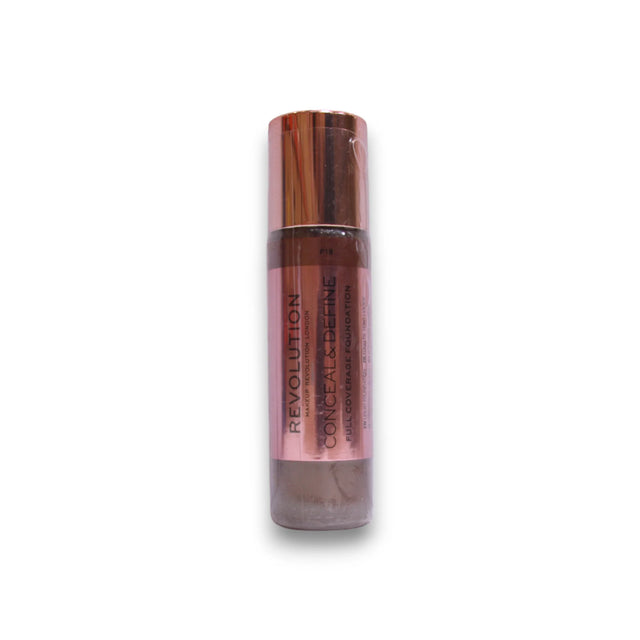 Makeup Revolution, Conceal & Define, Oil Free, Cream Foundation, F 18, 23 ml  Makeup Revolution - Nutra Best Bulgaria