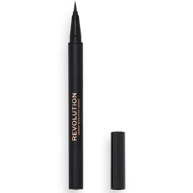 Makeup Revolution - Medium Brown Hair Stroke Brow Pen 0