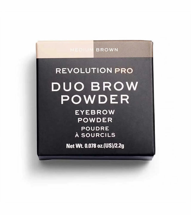 Makeup Revolution, REVOLUTION PRO, Vegan, Eyebrow Powder, Medium Brown, 2.2 g  Makeup Revolution - Nutra Best Bulgaria