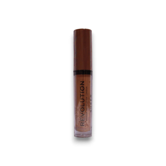 Makeup Revolution, Sheer Brillant, Vegan, Lip Gloss, 119, Hustle, 3.5 ml  Makeup Revolution - Nutra Best Bulgaria