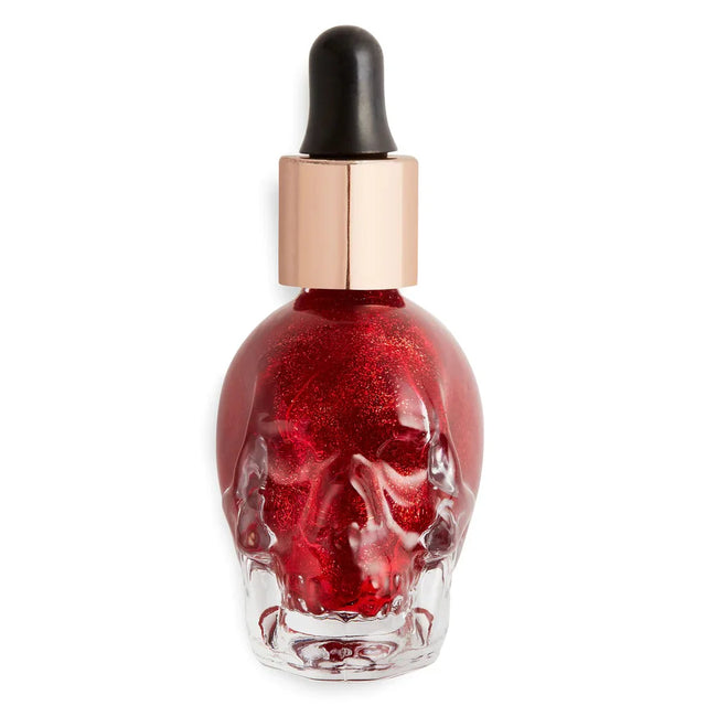 Makeup Revolution, Skull Edition, Liquid Highlighter, Creature Blood of My Enemies, 13 ml  Makeup Revolution - Nutra Best Bulgaria