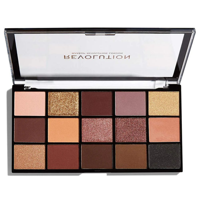 Makeup Revolution, The Reloaded, Eyeshadow Palette, Velvet Rose, 15 Shades, 16.5 g  Makeup Revolution - Nutra Best Bulgaria