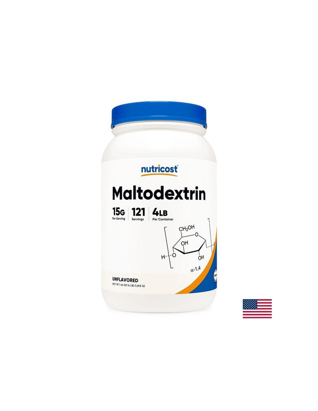 Енергия - Малтодекстрин / Maltodextrin, 1.814 kg прах  Nutricost - Nutra Best Bulgaria