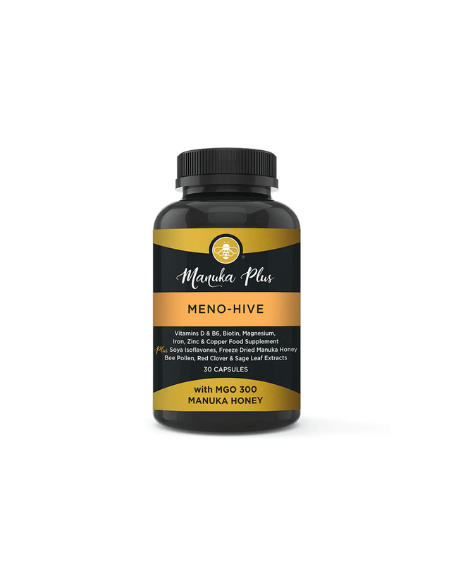 Manuka Plus Meno-Hive with MGO 300 - Manuka Honey – Менопауза формула с мед от манука MGO 300, 30 капсули  Manuka Doctor - Nutra Best Bulgaria
