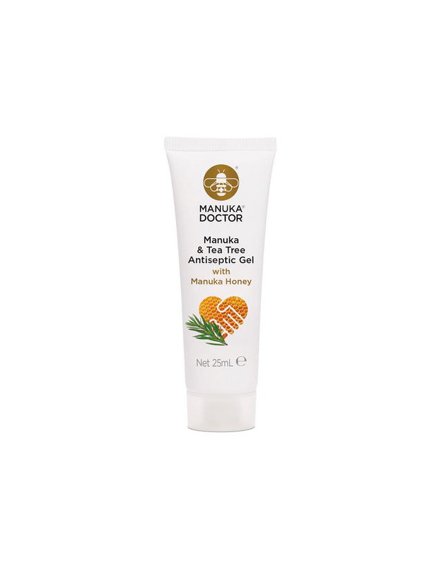 Manuka & Tea Tree Antiseptic Gel with Manuka Honey / Антисeптичен гел с мед от манука и чаено дърво, 25 ml  Manuka Doctor - Nutra Best Bulgaria