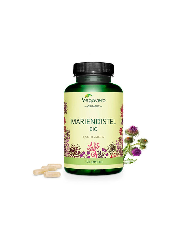 Mariendistel Bio - Био бял трън, 120 капсули Vegavero  Vegavero - Nutra Best Bulgaria
