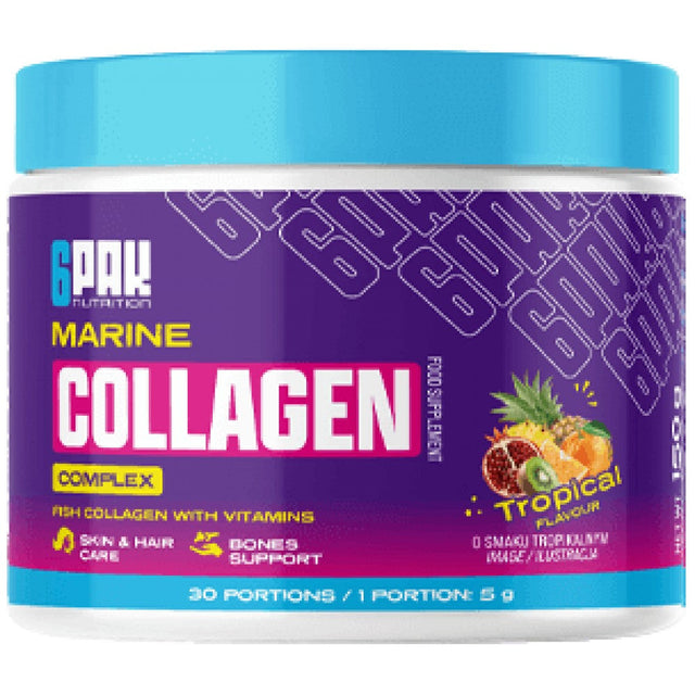 Marine Collagen Complex | with Hyaluronic Acid & Biotin - 150 грама  6PAK Nutrition - Nutra Best Bulgaria
