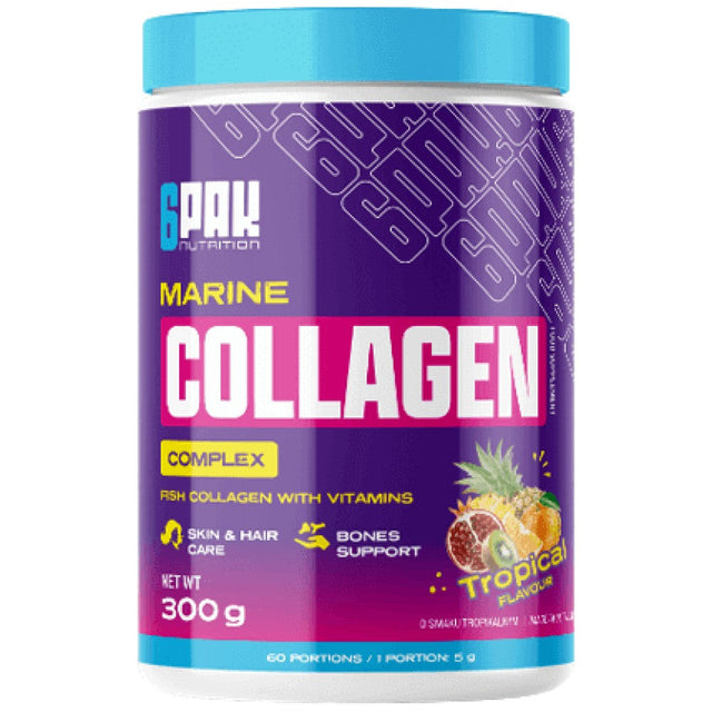 Marine Collagen Complex | with Hyaluronic Acid & Biotin - 300 грама  6PAK Nutrition - Nutra Best Bulgaria