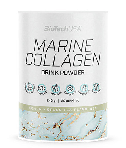 Marine Collagen Drink Powder - 0.240 kg  BioTech USA - Nutra Best Bulgaria