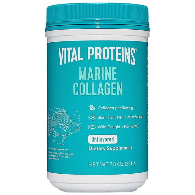 Marine Collagen / Hydrolyzed Fish Collagen - 221 грама  Vital Proteins - Nutra Best Bulgaria
