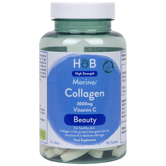 Marine Collagen with Vitamin C 3000 mg - 90 Таблетки  Holland and Barrett - Nutra Best Bulgaria