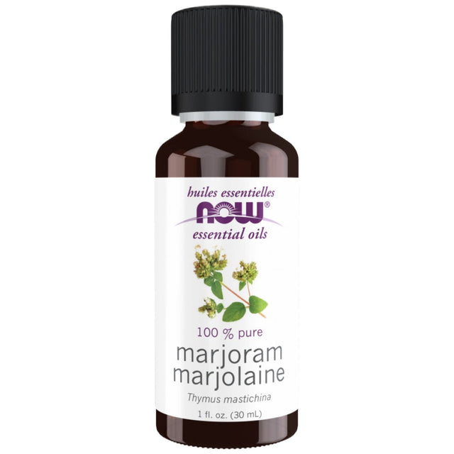 Marjoram Oil | 100% Pure Thymus Mastichina - 30 мл  NOW Foods - Nutra Best Bulgaria