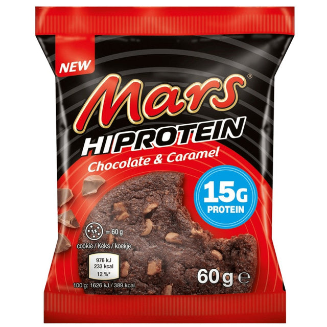 Mars High Protein Cookie - Chocolate & Caramel - 60 грама  Snickers and Mars - Nutra Best Bulgaria