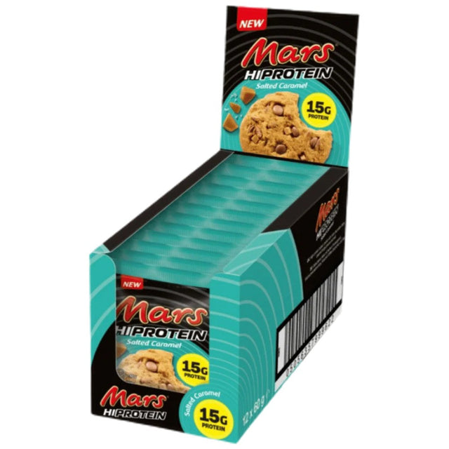 Mars High Protein Cookie - Salted Caramel - 12 x 60 грама  Snickers and Mars - Nutra Best Bulgaria