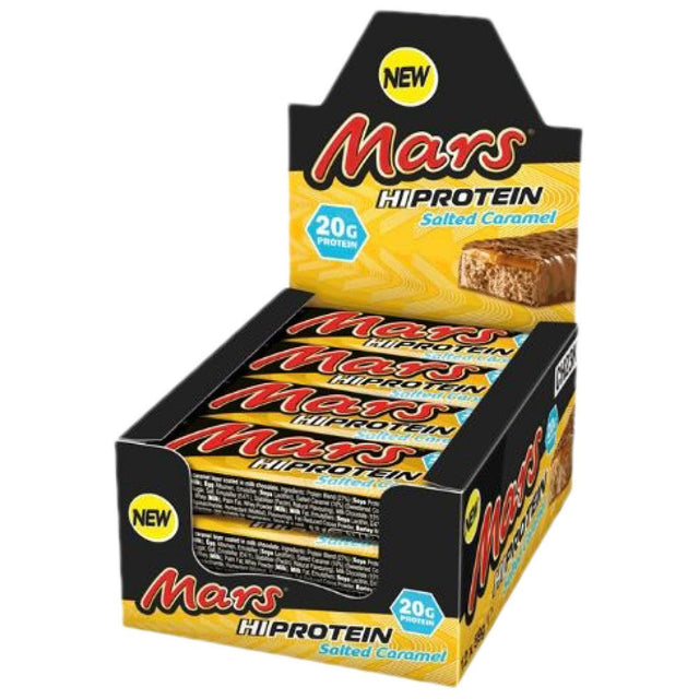 Mars Protein Bar / Salted Caramel - 12 x 59 грама  Snickers and Mars - Nutra Best Bulgaria
