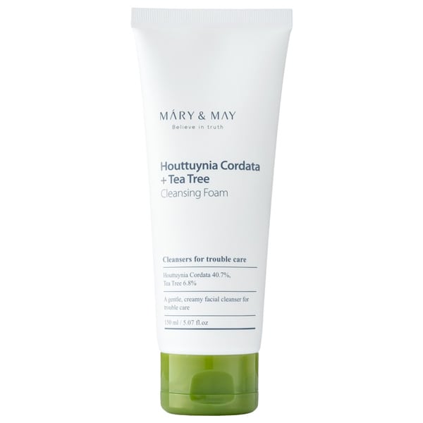 Mary & May - Houttuynia Cordata+Tea Tree Cleansing Foam - 150ml  Mary & May - Nutra Best Bulgaria