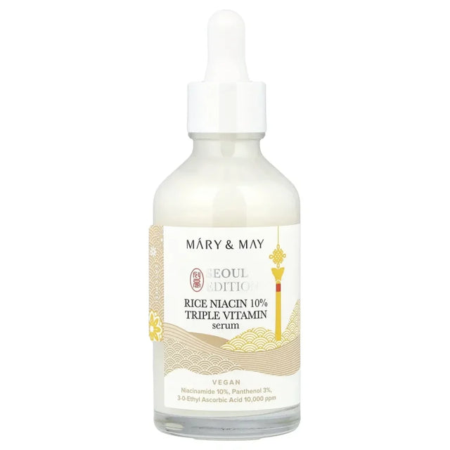 Mary & May - Rice Niacin 10% Triple Vitamin Serum - 80ml  Mary & May - Nutra Best Bulgaria
