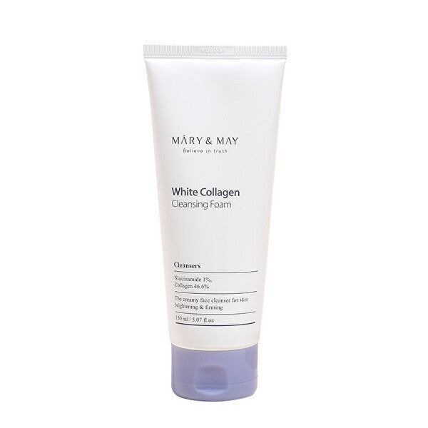 Mary & May - White Collagen Cleansing Foam - 150ml  Mary & May - Nutra Best Bulgaria
