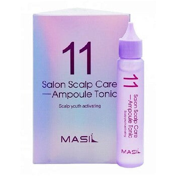 Masil - 11 Salon Scalp Care Ampoule Tonic 4 x - Zklidňující tonikum na vlasovou pokožku - 30ml  Masil - Nutra Best Bulgaria