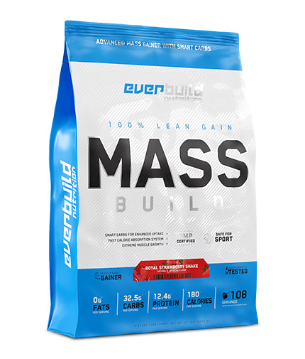 Mass Build Gainer / Bag - 5.443 KG  EVERBUILD - Nutra Best Bulgaria