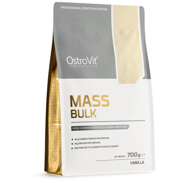 Mass Bulk | High Carbohydrate & High Protein Gainer - 700 грама  OstroVit - Nutra Best Bulgaria