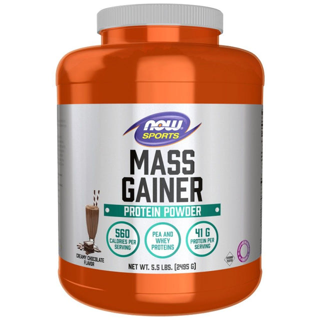 Mass Gainer Powder | High Protein Gainer - 2495 грама  NOW Foods - Nutra Best Bulgaria