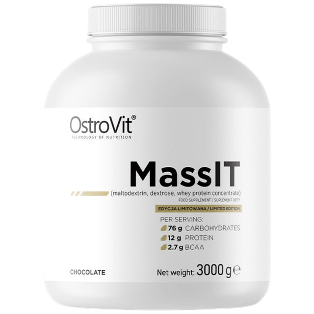 Mass IT / Limited Edition Gainer 3000 грама  OstroVit - Nutra Best Bulgaria