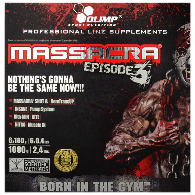 Massacra Episode 3 - 180 грама  Olimp - Nutra Best Bulgaria