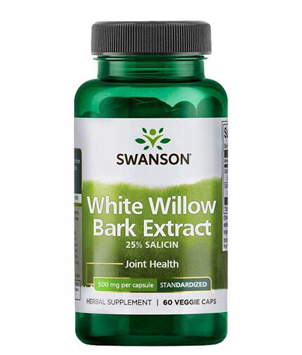 Maximum Strength White Willow Bark - 60 капсули  Swanson - Nutra Best Bulgaria