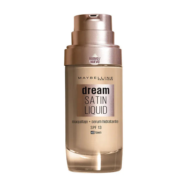 Maybelline Dream Satin Liquid Foundation & Serum 40 Fawn 30ml  MAYBELLINE - Nutra Best Bulgaria