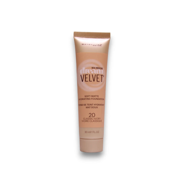 Maybelline, Dream Velvet, Soft Matte, Cream Foundation, 20, Classic Ivory, 30 ml  Maybelline - Nutra Best Bulgaria